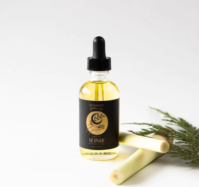 Vetiver Scalp + Beard Serum Wild Grace Apothecary Oregon Made